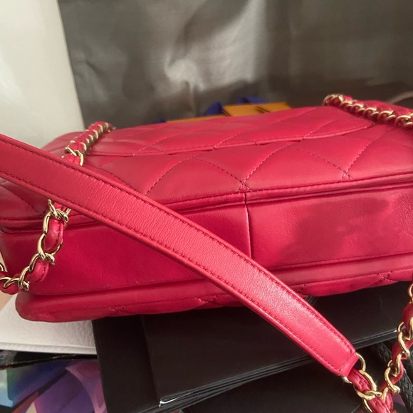 🩷🩷Chanel Pink W/Gold hardware Small Trendy Top Handle Bag - Picture 7 of 16